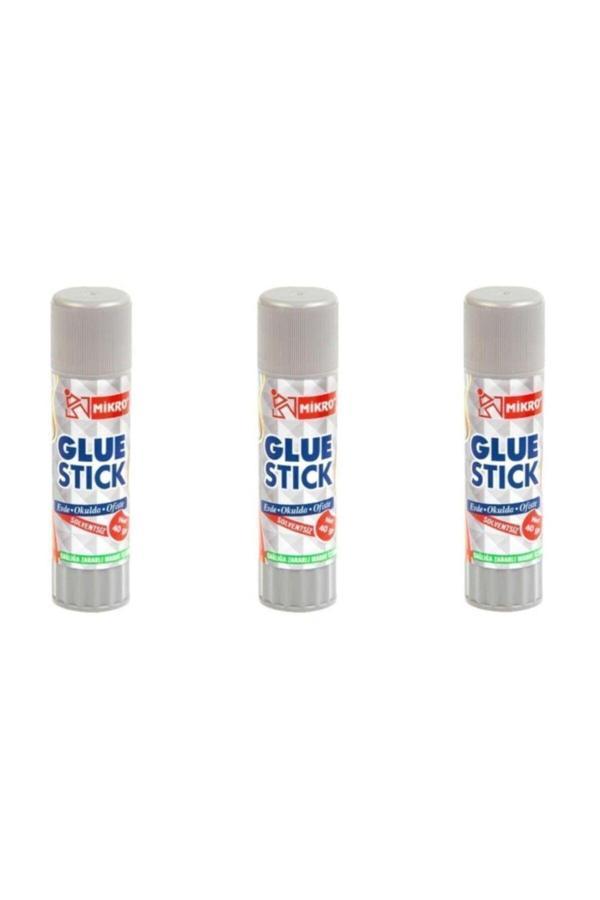 Mikro 40 Gr. Glue Katı Stick Yapıştırıcı 3 Adet - Image 1