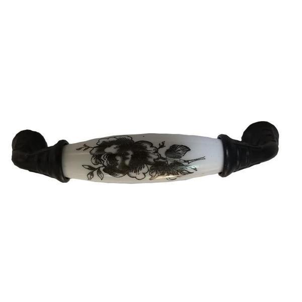 Klasik Silindir Kulp Mat Siyah 96 mm - Image 1