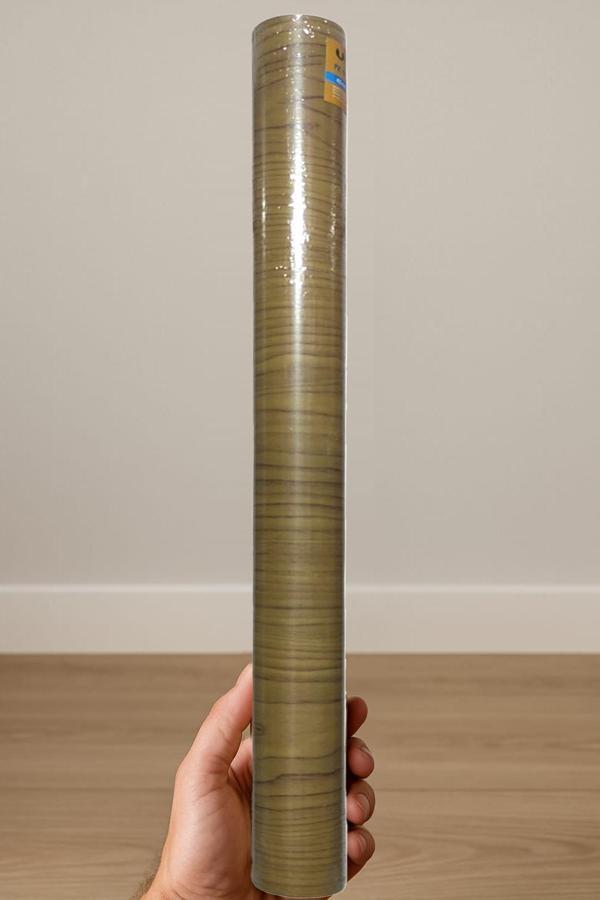 Yapışkanlı Asetat Kahverengi Ahşap Desenli 45x200 cm - 1 Adet  - Image 1