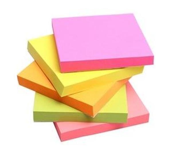 Yapışkanlı Not Kağıdı 75X75Mm Koyu Pembe - 3 adet - Image 1