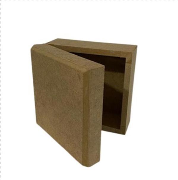 Boyanabilir Ahşap Kare Kutu 10x10cm - 3 adet - Image 1