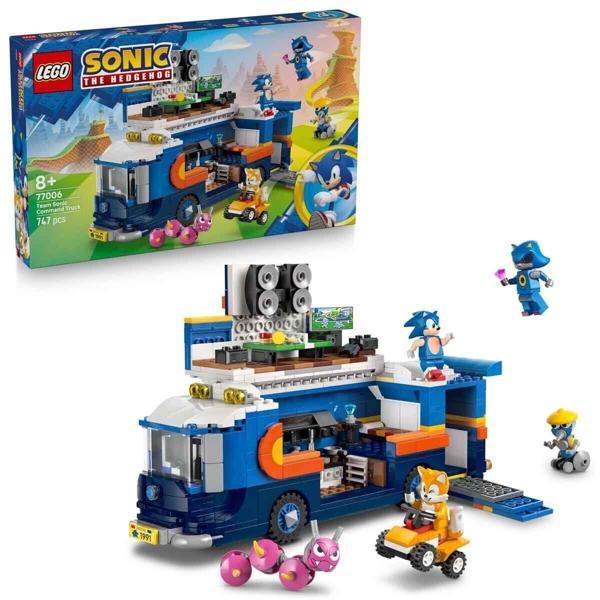 77006  Sonic the Hedgehog Sonic Takımı Komuta Kamyonu 747 parça +8 yaş - Image 1