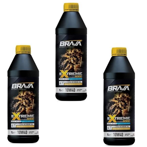 Brava Extreme 6000 10w40 Motorsiklet Yağı 3 Litre - Image 1