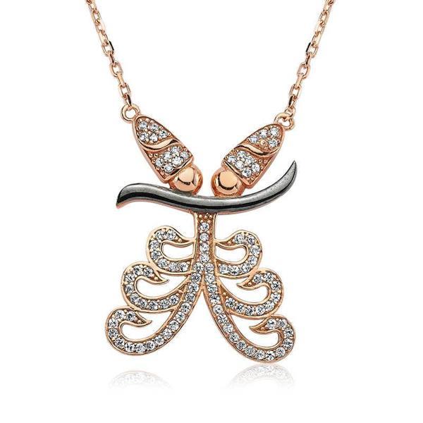 925 Ayar Gümüş Semazen Kadın Gümüş Kolye - Image 1