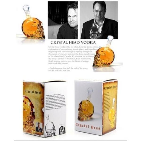 1000 ml Crystal Head Kuru Kafa İçki Şişesi - Image 1