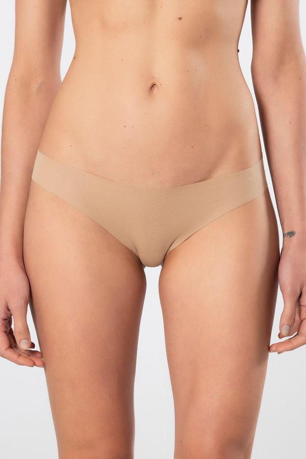 Türen Kadın Lazer Kesim Pamuklu Bikini Külot 907/Vizon - Image 1