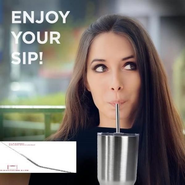 Paslanmaz Çelik Pipet Seti 5 Parça - Image 1