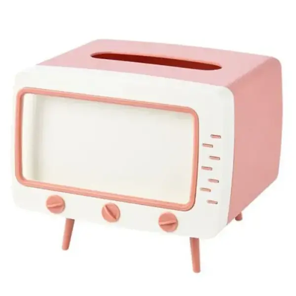 Retro Telefon Tutucu ve Peçetelik - Image 1