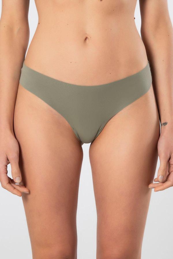 Türen Kadın Lazer Kesim Pamuklu String Külot 912/Yeşil - Image 1