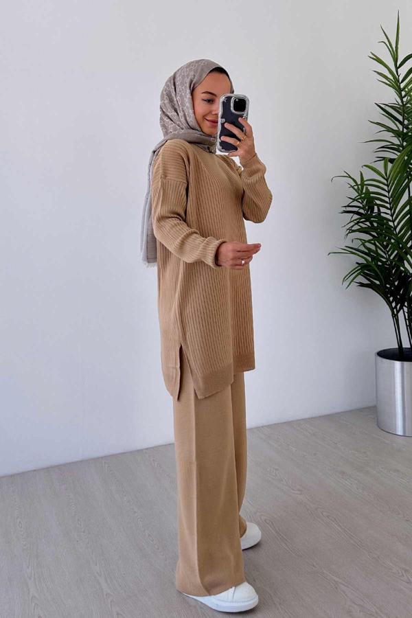 Anje Triko Takım - Camel - Image 1