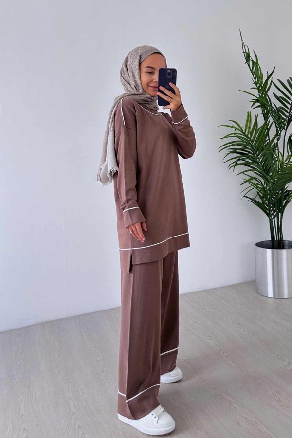 Biye Detay Merserize Takım - Camel - Image 1