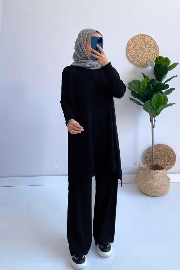 Mira Merserize Takım - Siyah - Image 1