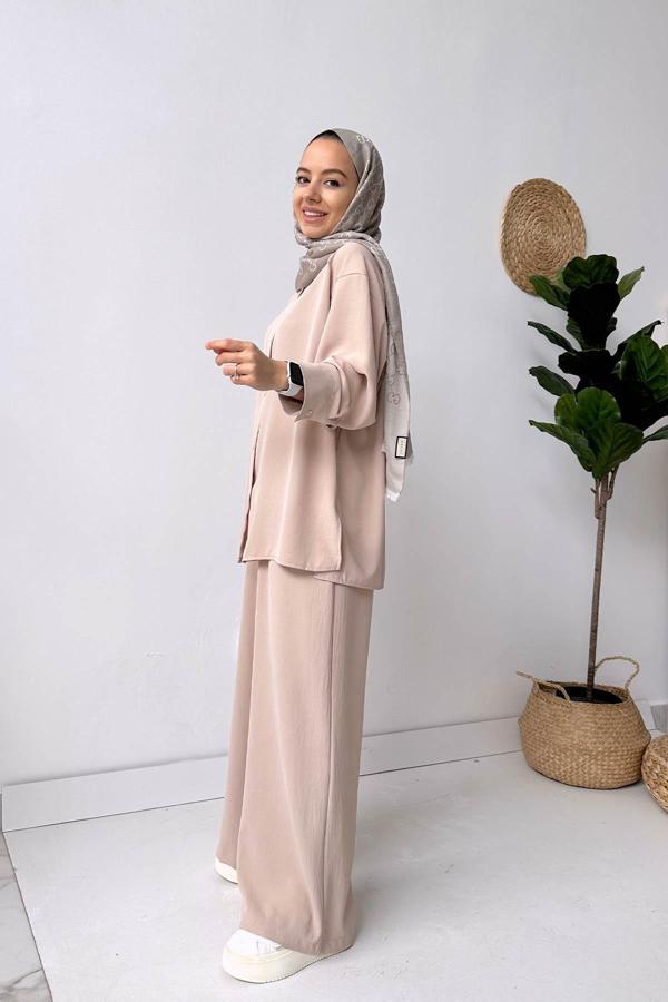 Pearly Takım - Bej - Image 1