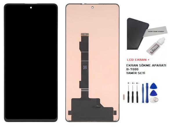 Tkgz - İnfinix Note 30 PRO Lcd Dokunmatik Ekran TFT -A- Kalite + B-7000 + TAMİR SETİ - Image 1
