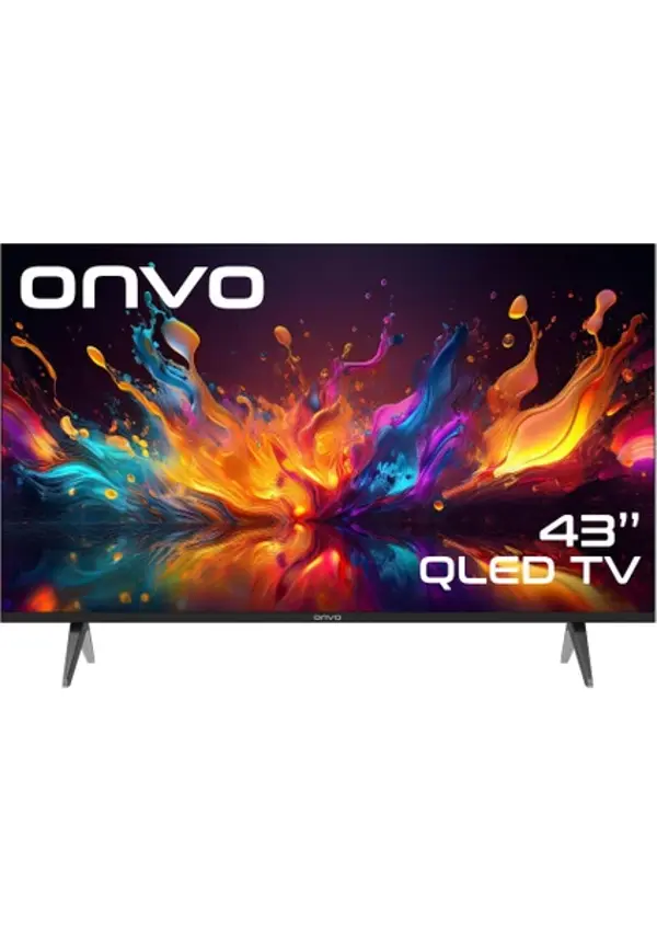 Onvo 43OVF9000FQ 43'' 109 Ekran Uydu Alıcılı Full Hd Google Smart QLED TV - Image 1