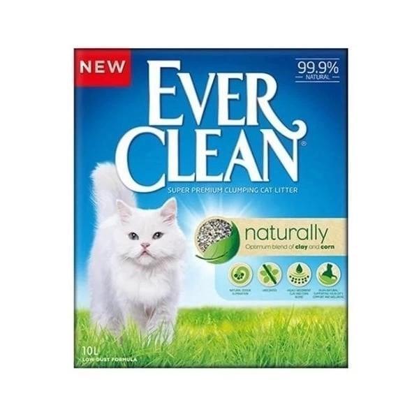 Ever Clean Naturally Parfümsüz Topaklanan Doğal Kedi Kumu 10 Lt - Image 1