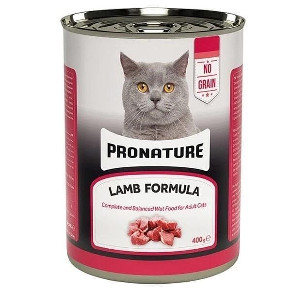 Pronature Tahılsız Kuzu Etli Ezme Yetişkin Konserve Kedi Maması 400 Gr - Image 1