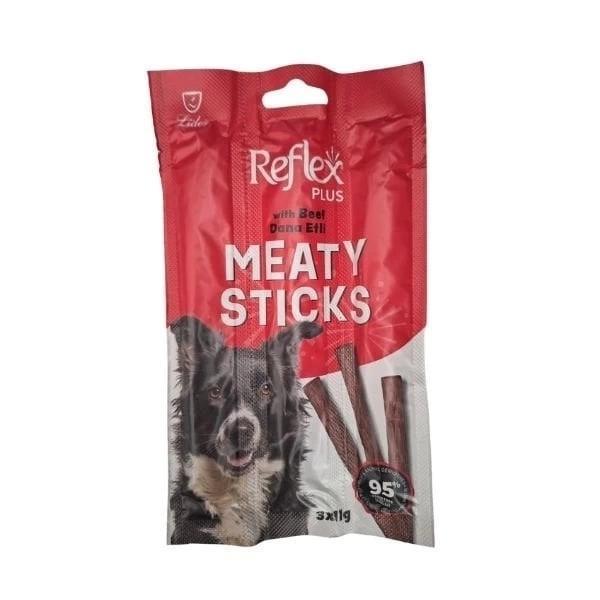 Reflex Plus Biftekli Çubuk Yetişkin Köpek Ödül Maması 11 Gr 3 Adet - Image 1