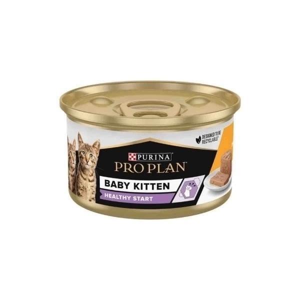Pro Plan Baby Kitten Tavuklu Yavru Konserve Kedi Maması 85 Gr - Image 1