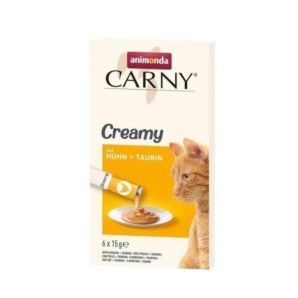 Animonda Carny Tavuk & Taurin Sıvı Kedi Ödülü 15 Gr 6 Adet - Image 1