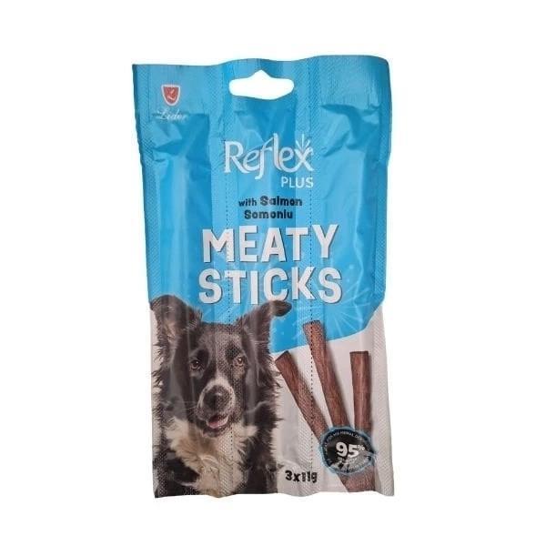 Reflex Plus Somonlu Çubuk Yetişkin Köpek Ödül Maması 11 Gr 3 Adet - Image 1