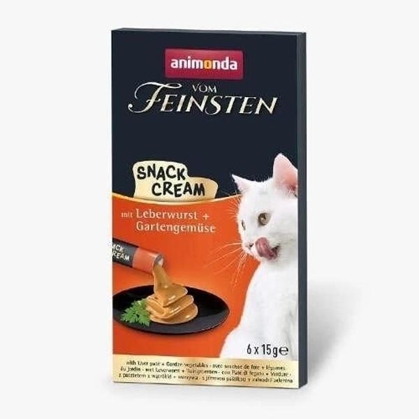 Animonda Snack Carny Karaciğer Ezmeli Sıvı Kedi Ödülü 15 Gr 6 Adet - Image 1