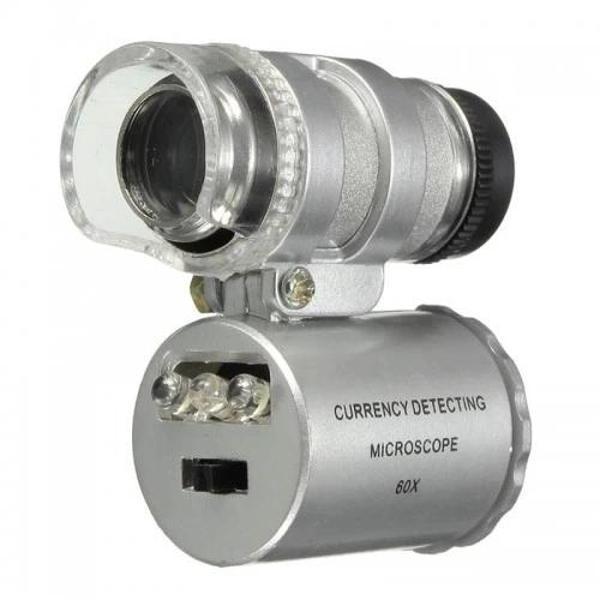 Iphone5 Için Uyumlu Kapaklı Lens Mikroskop Taşınabilir Mini Cep Boyutu Led Mikroskop No.9882ip5ii - Image 1