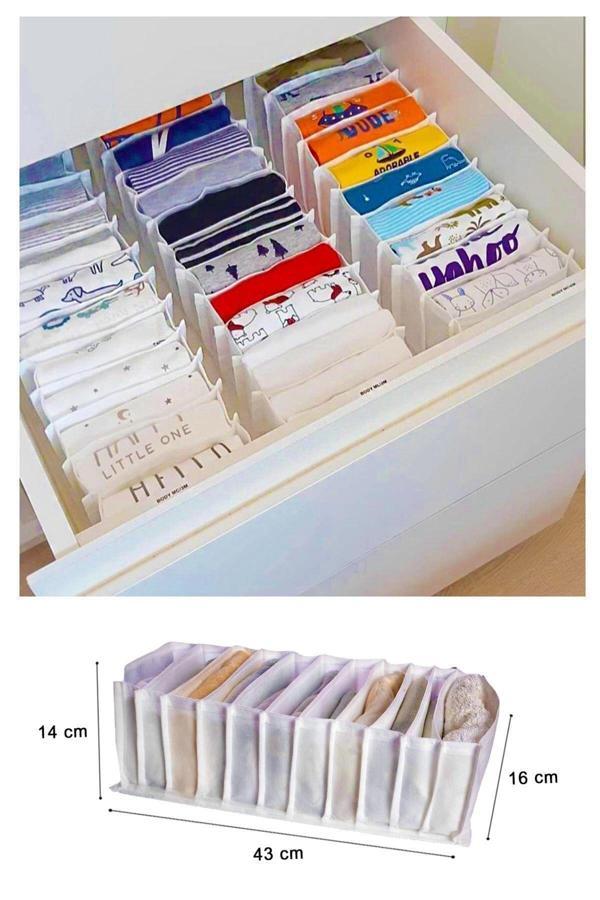 Akordiyon Çekmece  Düzenleyici Organizer 11 Gözlü - Image 1