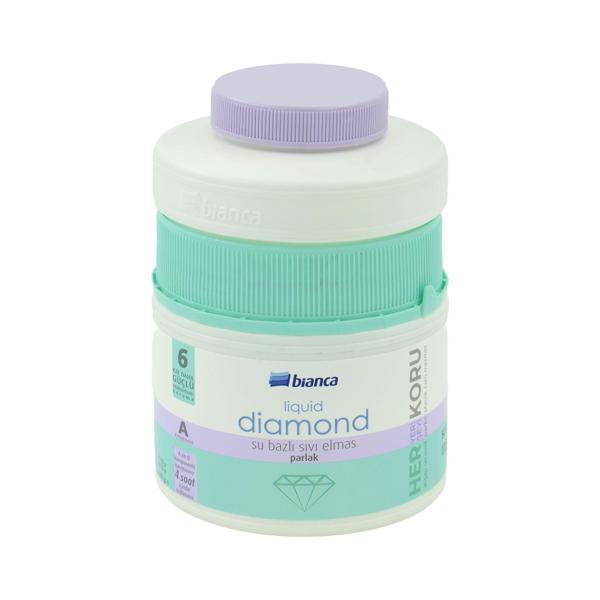 Bianca Liquid Diamond (Sıvı Elmas) Parlak Su Bazlı Vernik 600 ml - Image 1