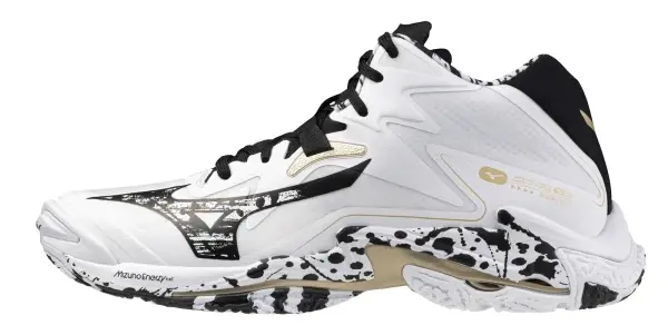 Wave Lightning Z8 MID Unisex Voleybol Ayakkabısı Beyaz / Desenli - Image 1
