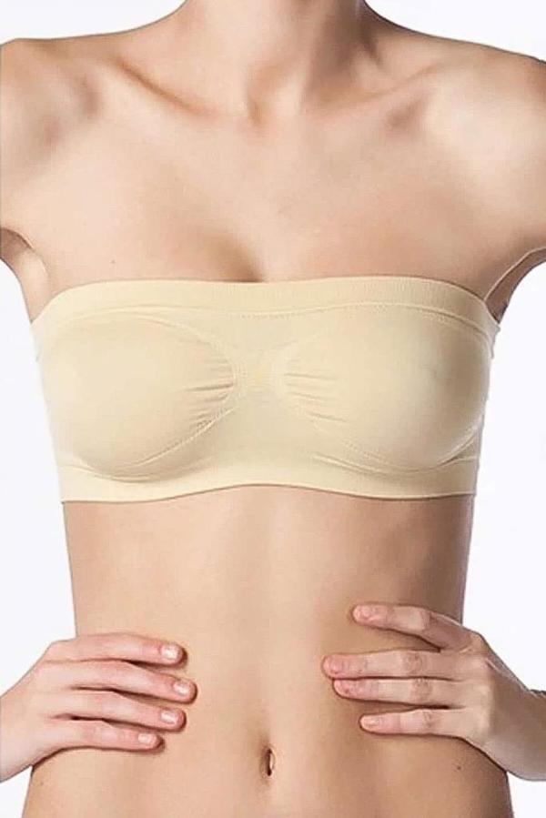 6 Adet NBB Bayan Dikişsiz Büstiyer Sütyen 2401 - Image 1