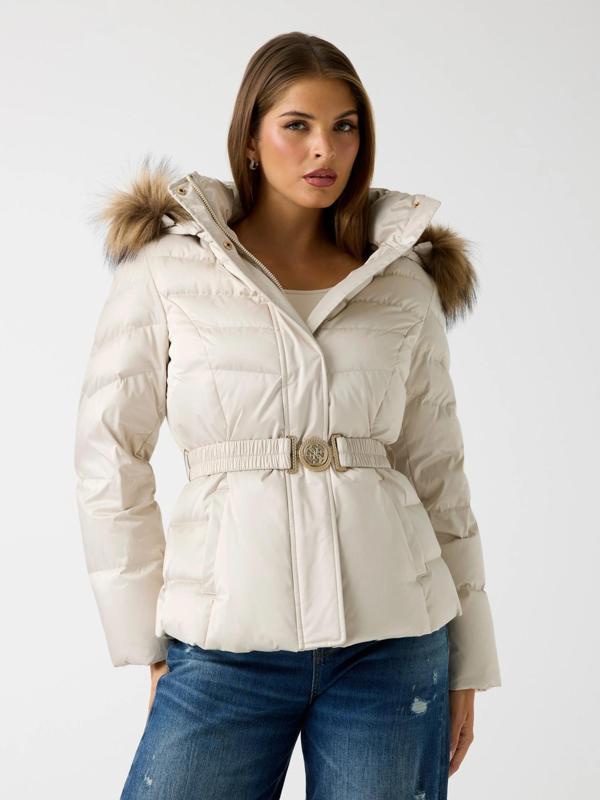 Guess Marina Kadın Krem Ceket W5BL31W2802-A115 - Image 1