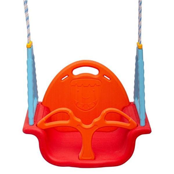 King Kids İpli Boncuk Salıncak Kırmızı - Image 1