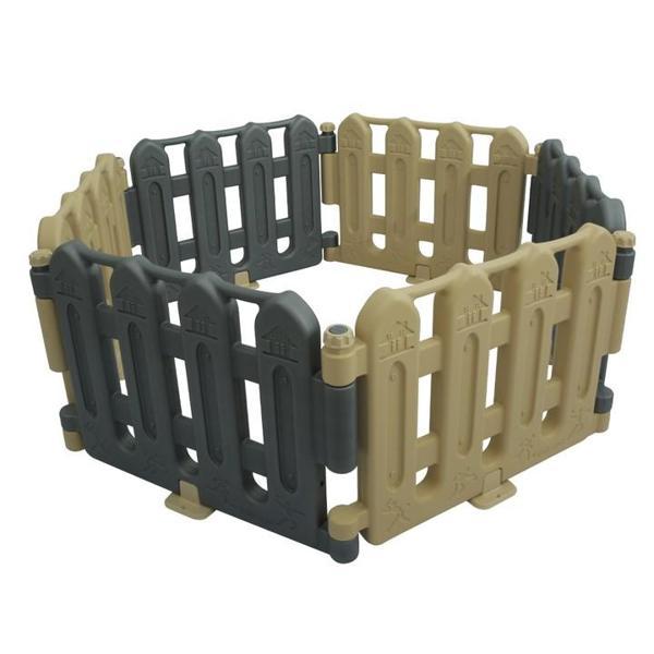 King Kids Oyun Çiti - Gri/Krem - Image 1