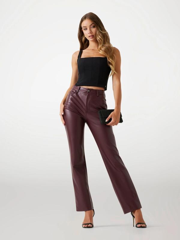 Guess Euphoria Kadın Kahverengi Regular Fit Pantolon W5BB75K8S30-G1G5 - Image 1