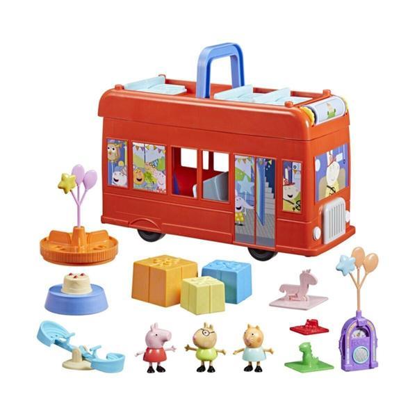 F8881 Peppa Pig 2si1 arada Part Otobüsü +3 yaş - Image 1