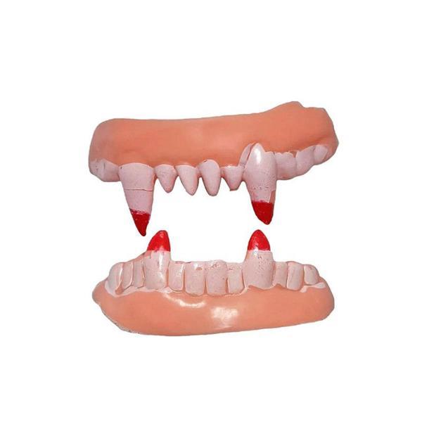 Büro Ev Ofis Gösteri Vampir Kostümü için Çift Damak Yumuşak Dişler - Image 1