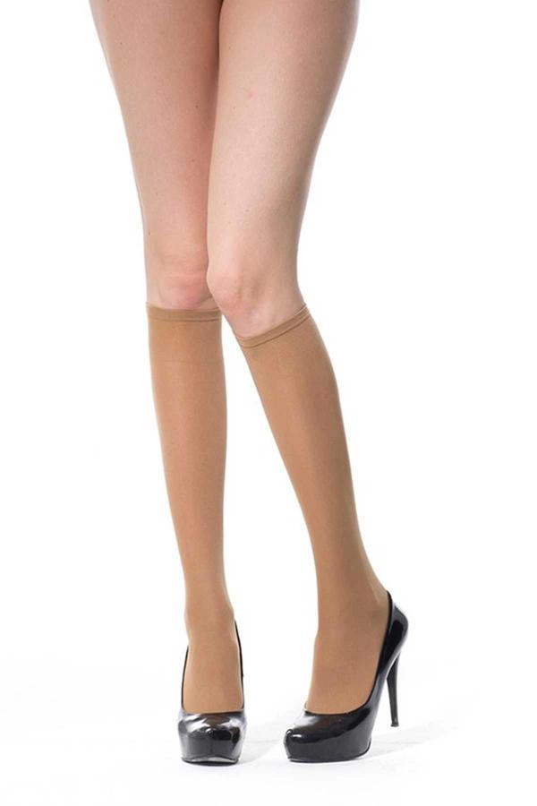 24 Adet Kalın Dizaltı Çorap 70 denye 57 Ten - Image 1