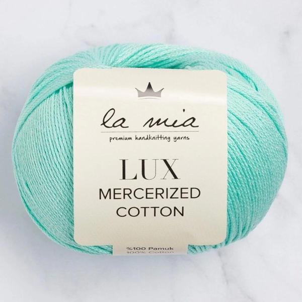 La Mia Lux Mercerized Cotton Su Yeşili El Örgü İpi - 137 - 33750 - Image 1