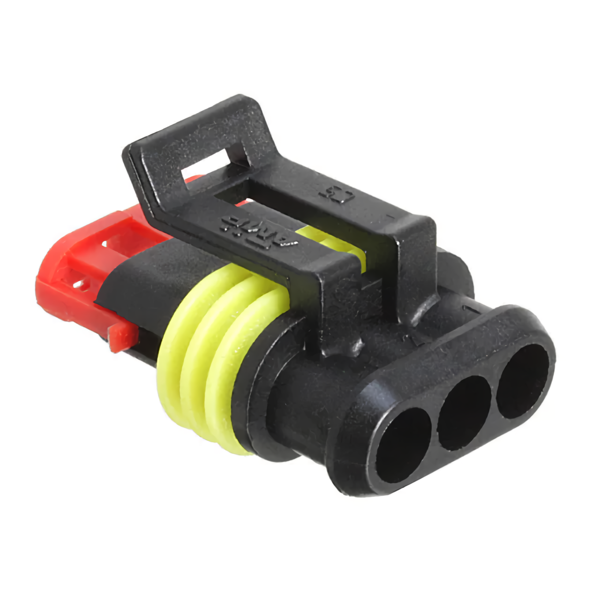 Te 10 Adet TE 282087-1 Otomotiv Konnektör Gövdesi | 2 Pin Elektrik Bağlantı Soketi - Image 1