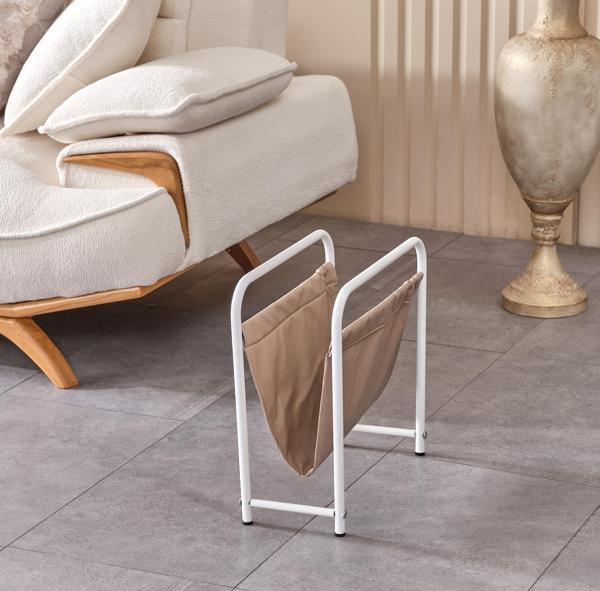 Luciano Dergilik Beyaz Metal Bej Deri  - Image 1