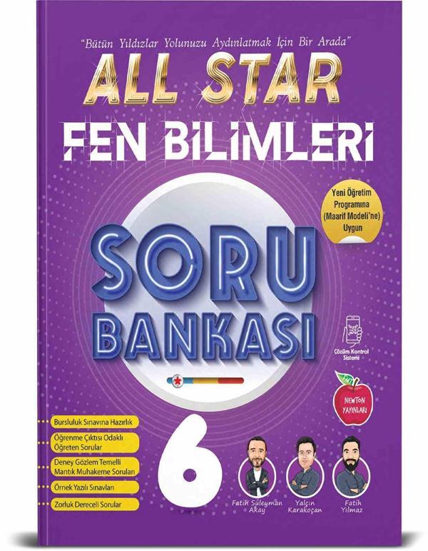 Newton Yayınları 6. Sınıf Fen Bilimleri All Star Soru Bankası Yeni Maarif - Newton Yayınları - Image 1