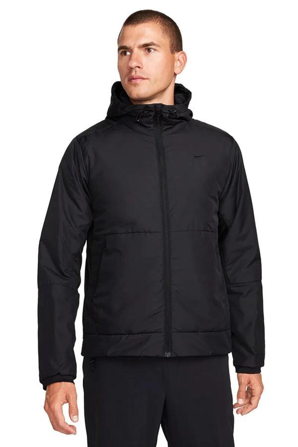 Nike Terma Fti Packable Synthetic Fill Unlimited Jacket Erkek Kapüşonlu Spor Ceket Siyah - Image 1