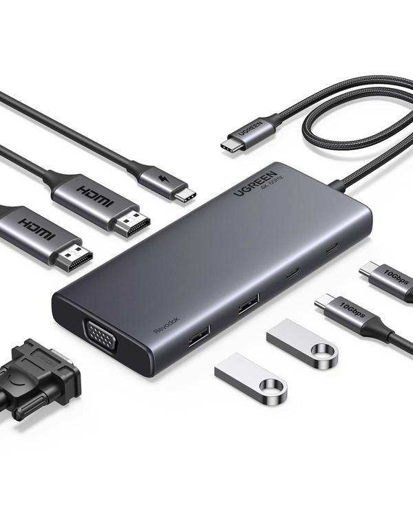 UGREEN 35588 8'i 1 Arada USB 3.0 100W PD Port Çoklayıcı Hub, 35588 - Image 1