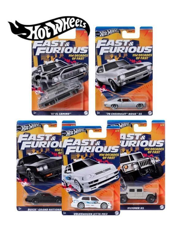 Hot Wheels Fast and Furious HNR88 Decades Of Fast - Image 1