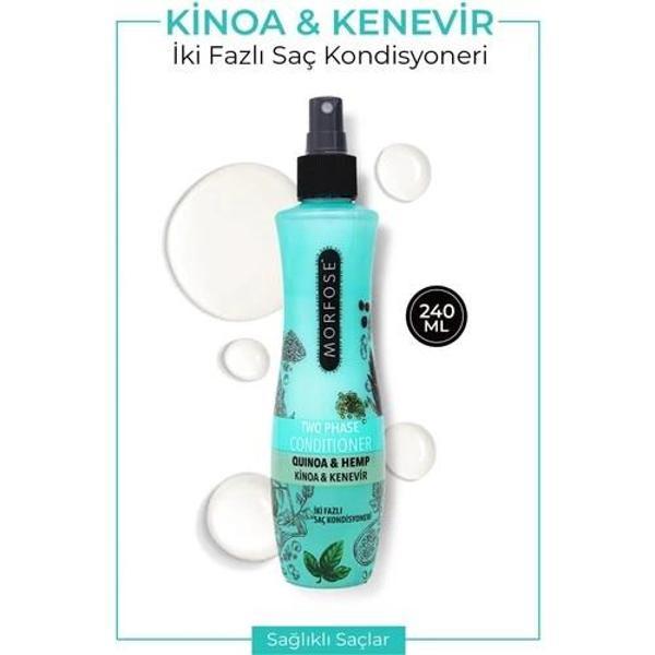 morfose Çift Fazlı Kinoa & Kenevir Kondisyoner Fön Suyu 240 ml - Image 1
