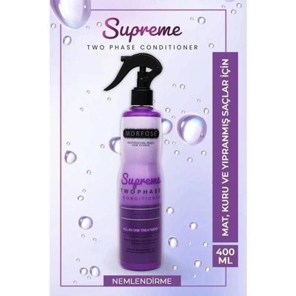 morfose Çift Fazlı Supreme Kondisyoner Fön Suyu 400 ml - Image 1