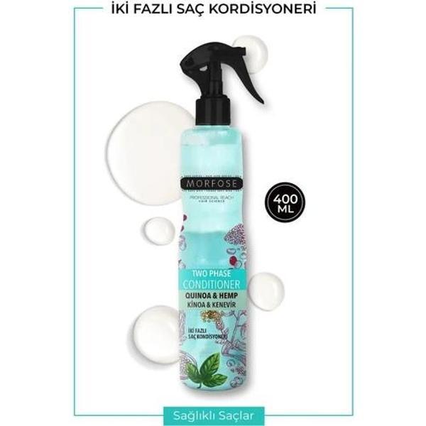 morfose Çift Fazlı Kinoa & Kenevir Kondisyoner Fön Suyu 400 ml - Image 1