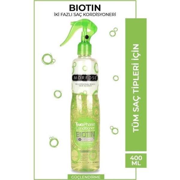 morfose Biotin Çift Fazlı Saç Kondisyoner Fön Suyu 400 ml - Image 1