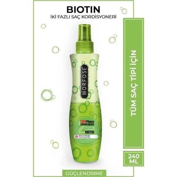morfose Biotin Çift Fazlı Saç Kondisyoner Fön Suyu 240 ml - Image 1